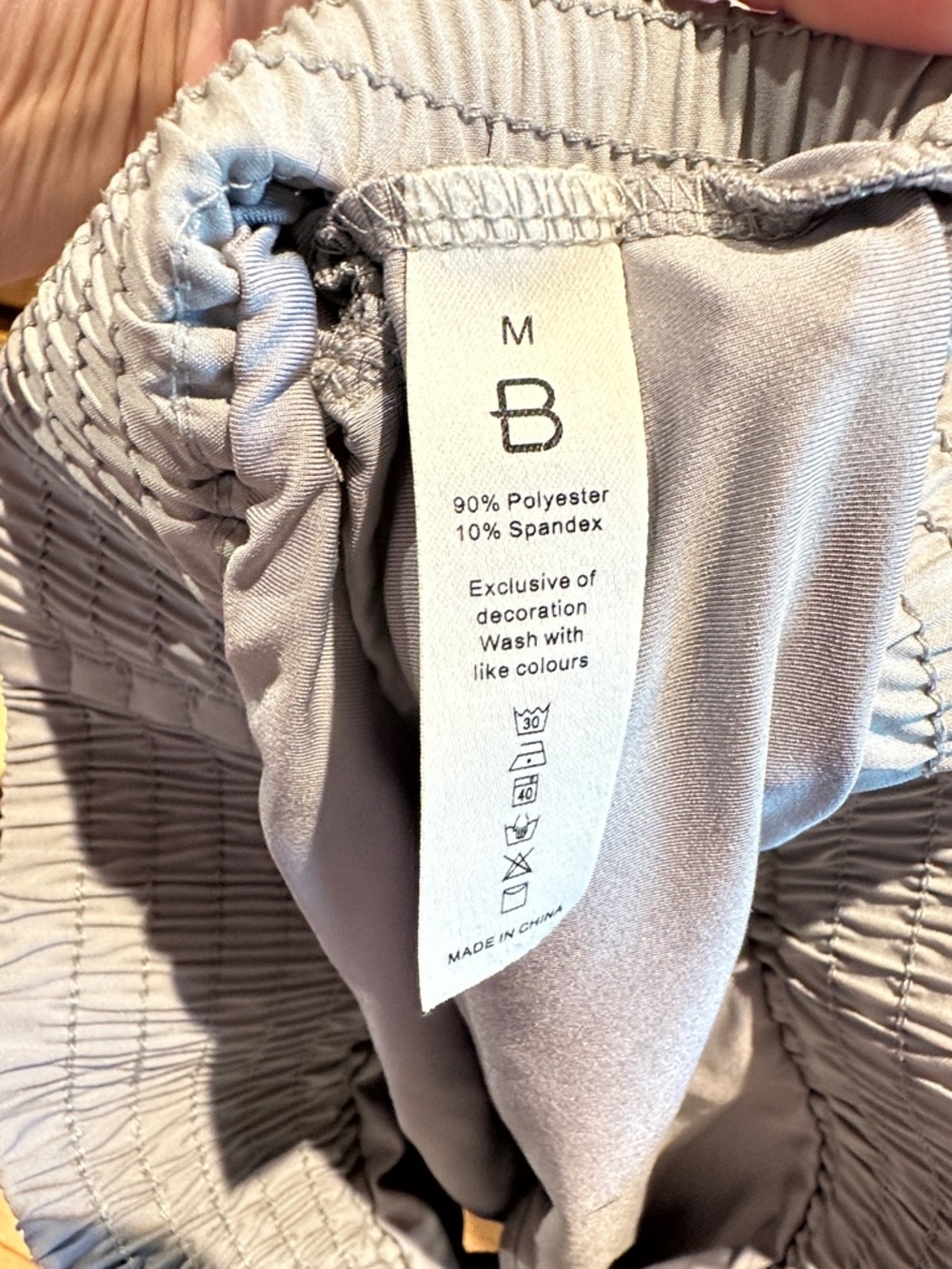 2 Pairs - Blue & Gray Layered Athletic Shorts - Picture 5 of 5